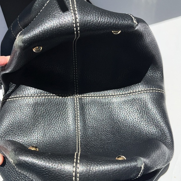 Tod's Vintage Classic Black Pebbles Leather D-Bag Tote Bag - Picture 10 of 16